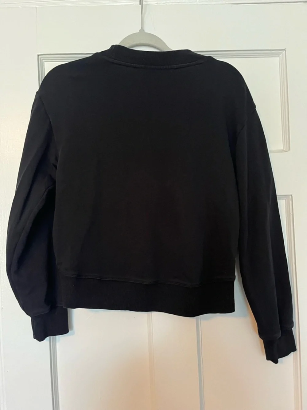Alice + Olivia Denver “miss you” black crewneck sweatshirt size s - Picture 6 of 6